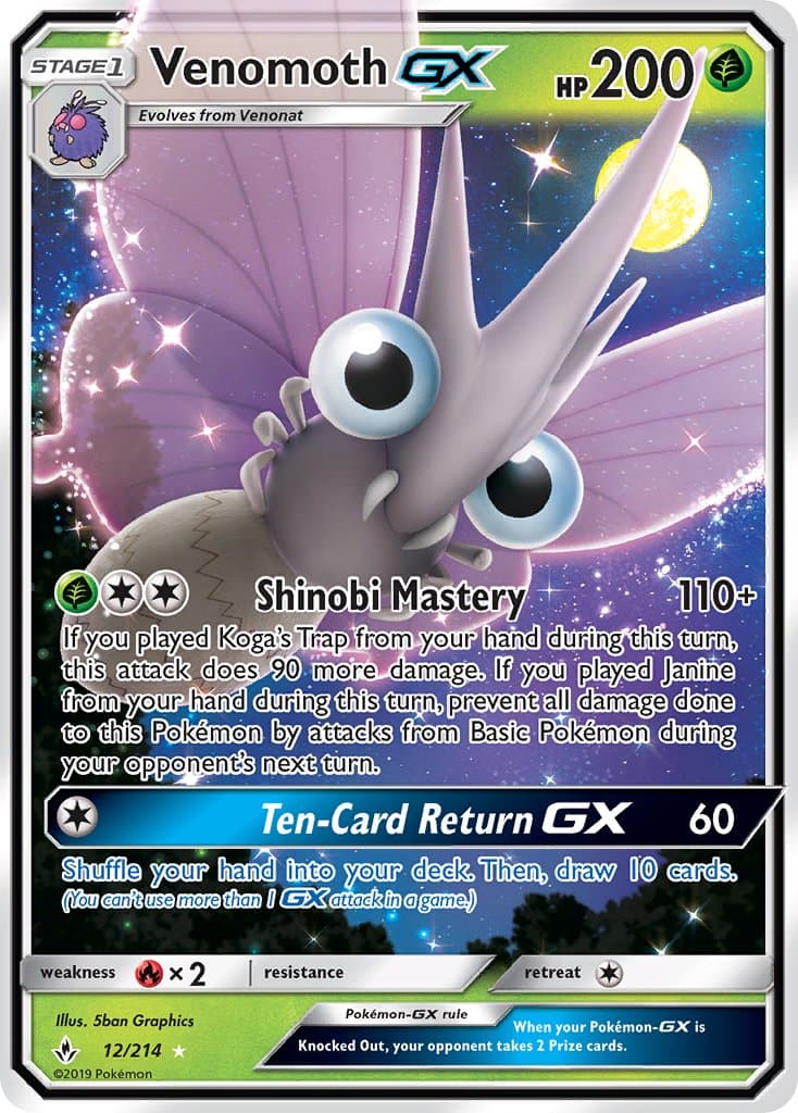 Venomoth Gx — Unbroken Bonds