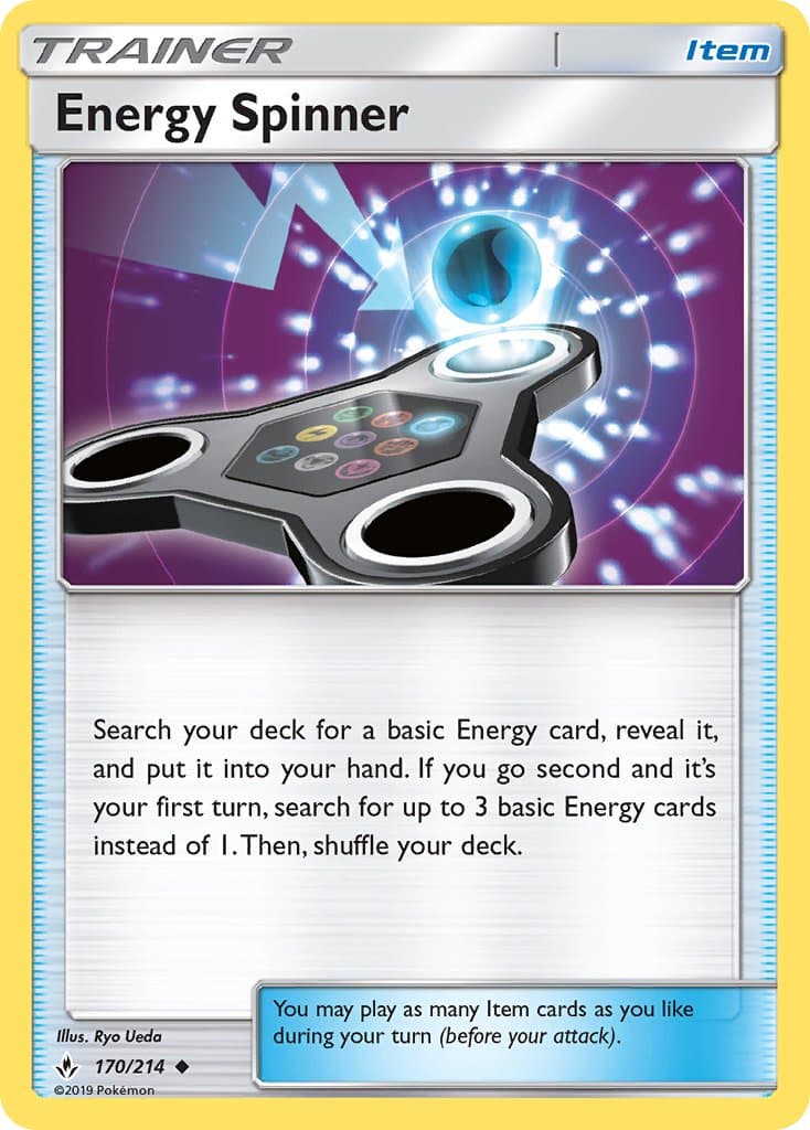 Energy Spinner — Unbroken Bonds Pokémon card