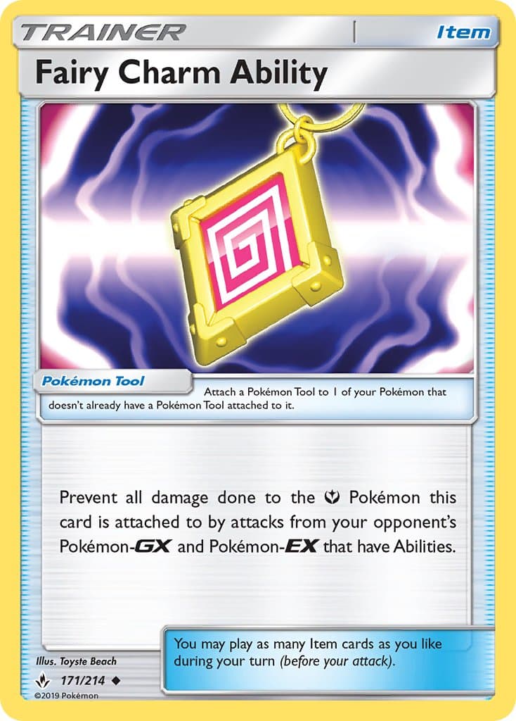 Fairy Charm Ability — Unbroken Bonds Pokémon card