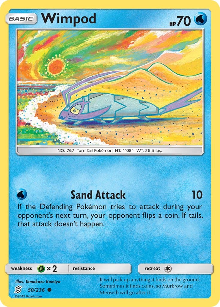 Wimpod — Unified Minds Pokémon card