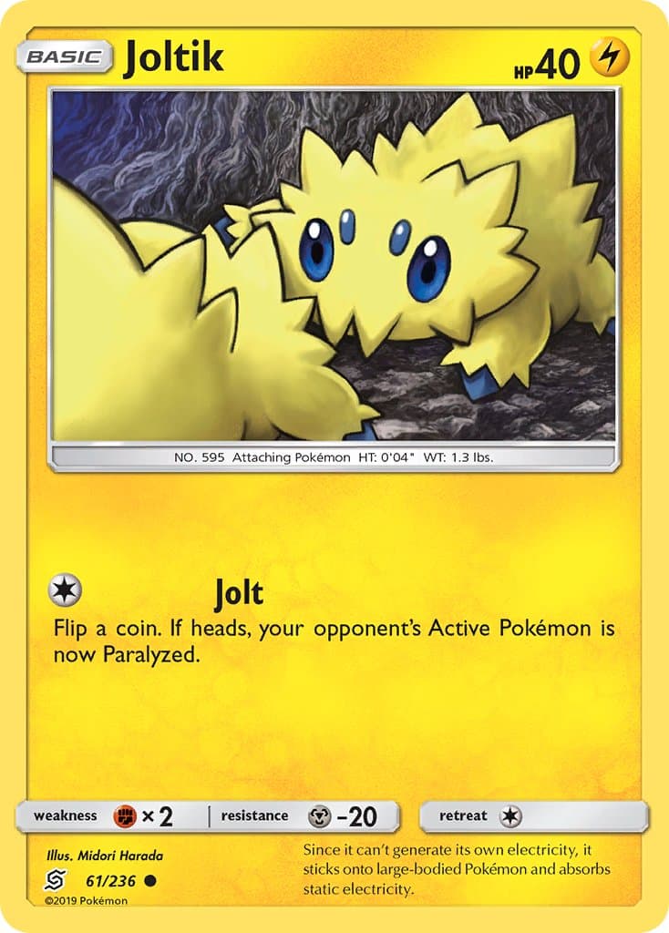 Joltik — Unified Minds Pokémon card