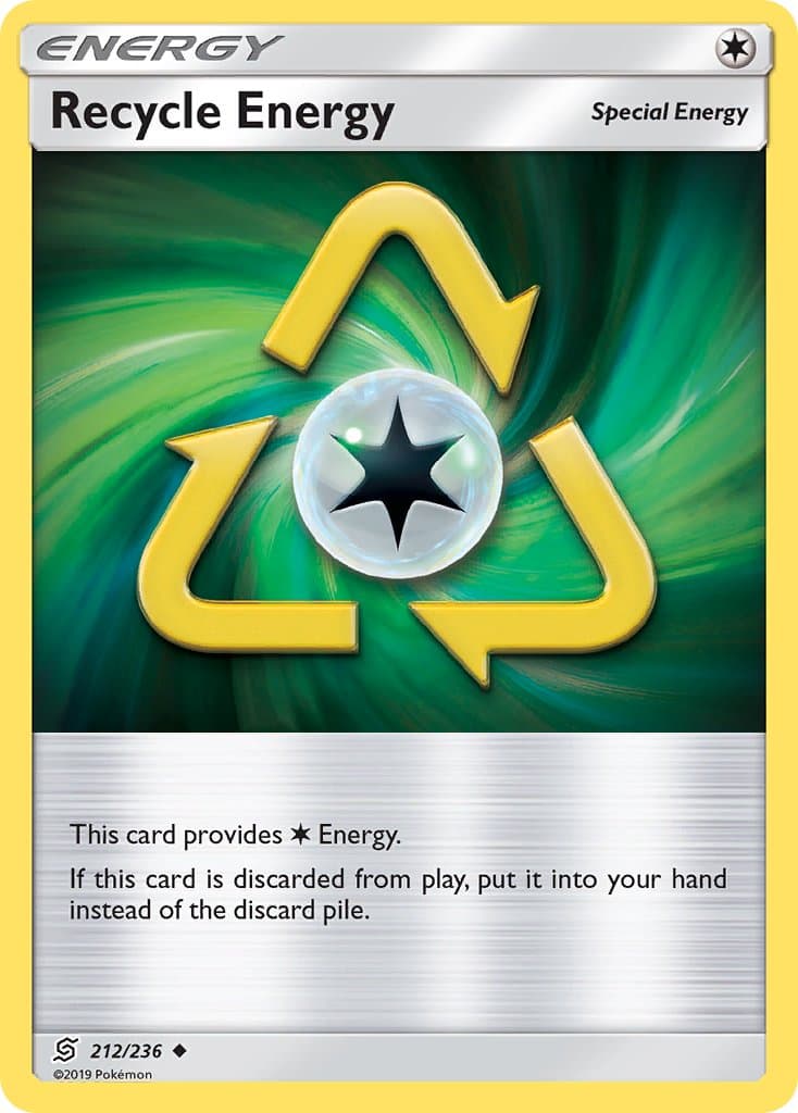 Recycle Energy — Unified Minds Pokémon card