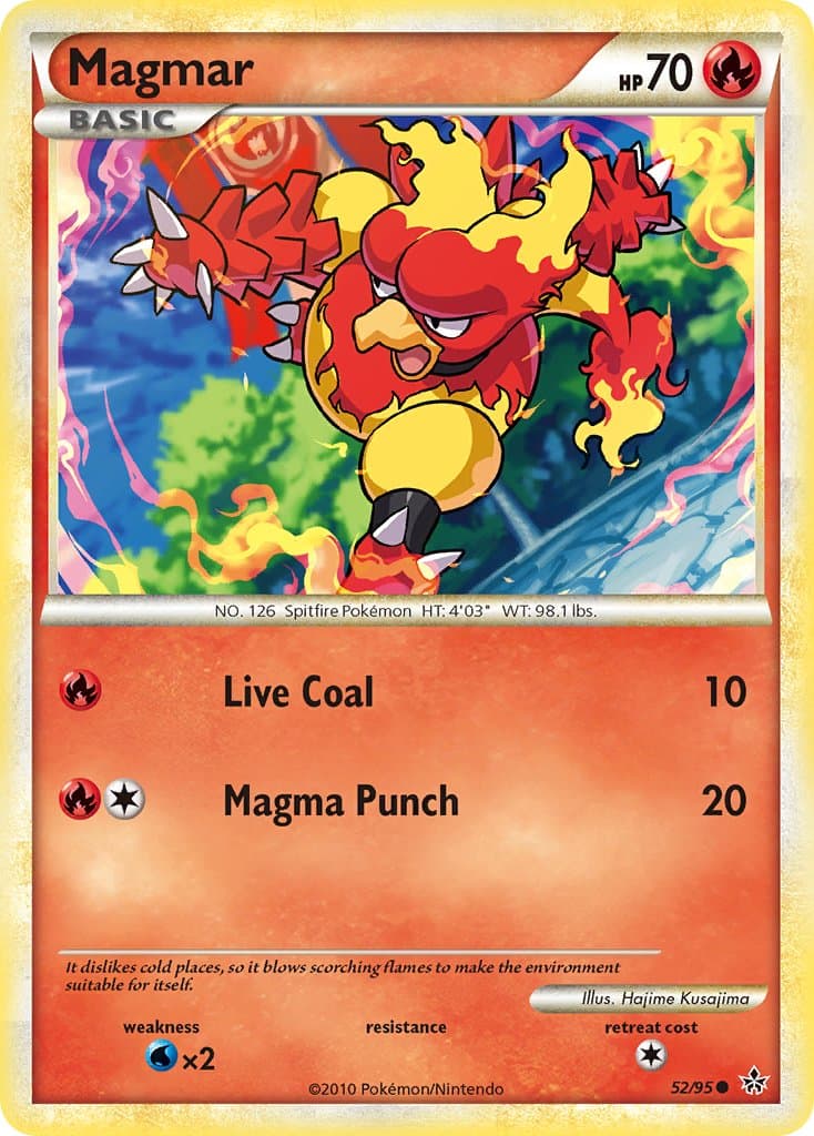 Magmar — Unleashed Pokémon card