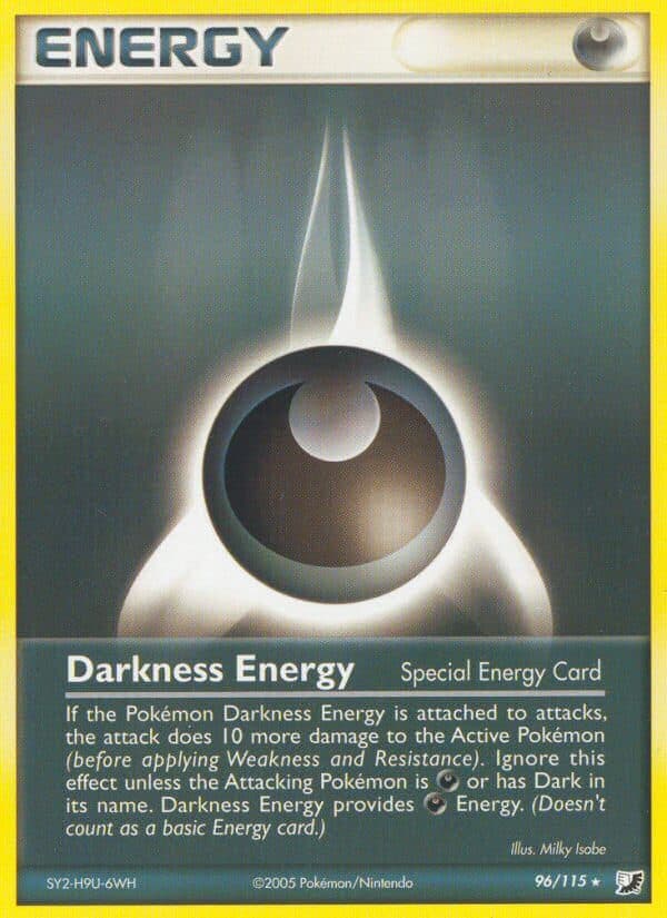 Darkness Energy — Unseen Forces Pokémon card