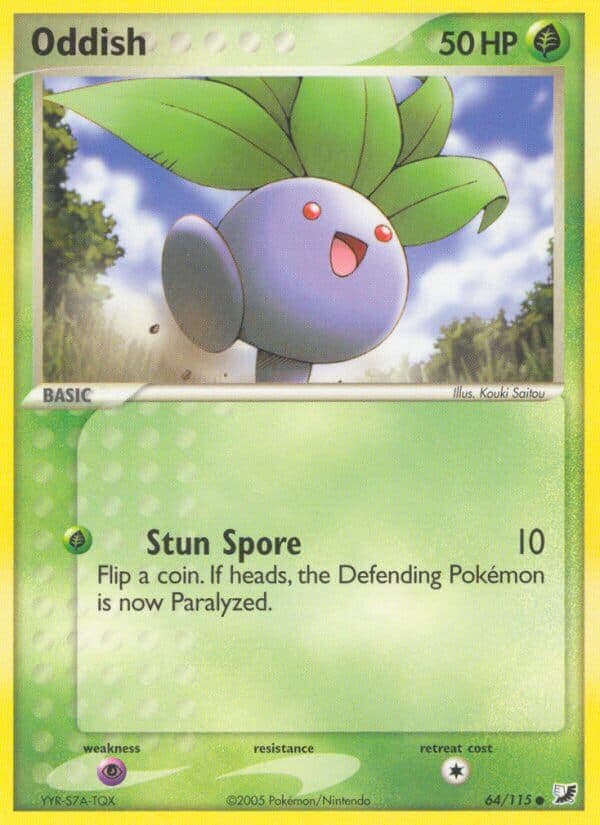 Oddish — Unseen Forces Pokémon card