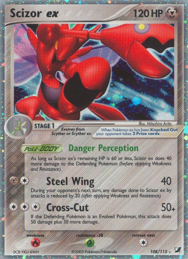 Scizor Ex — Unseen Forces Pokémon card