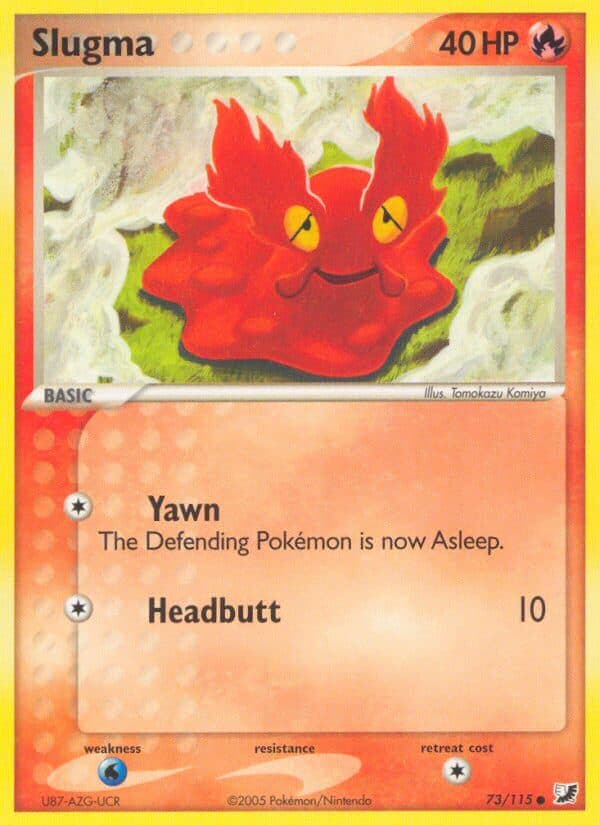 Slugma — Unseen Forces Pokémon card