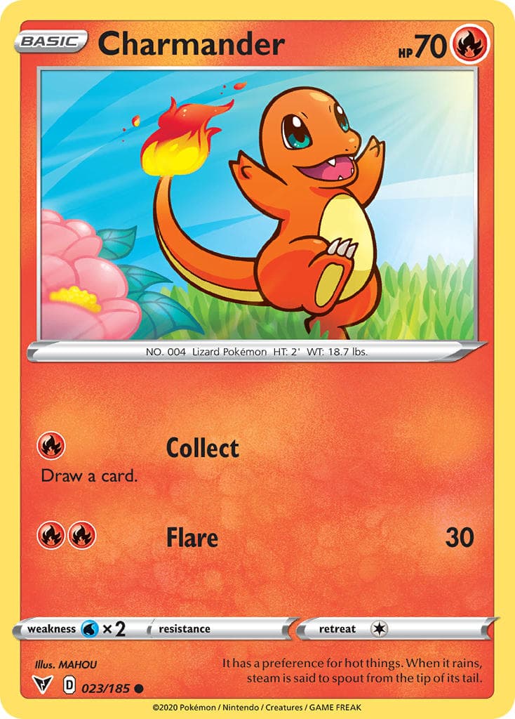 Charmander — Vivid Voltage Pokémon card