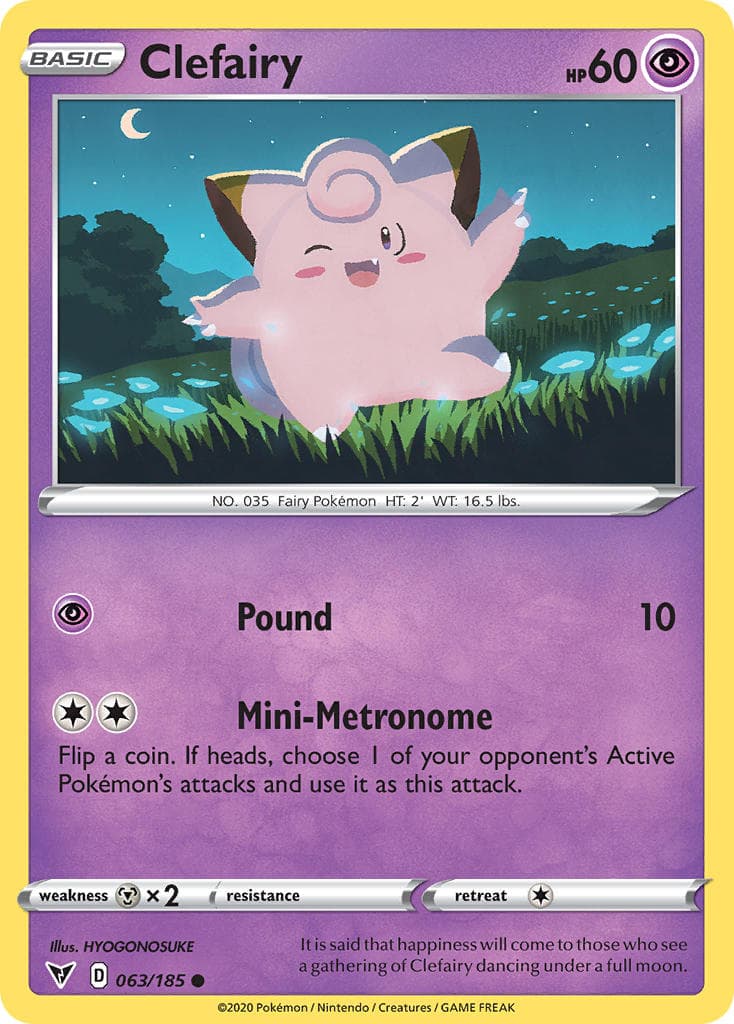 Clefairy — Vivid Voltage Pokémon card