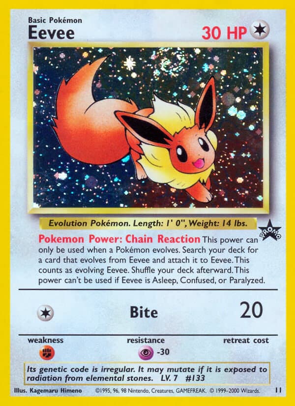 Eevee — Wizards Black Star Promos Pokémon card
