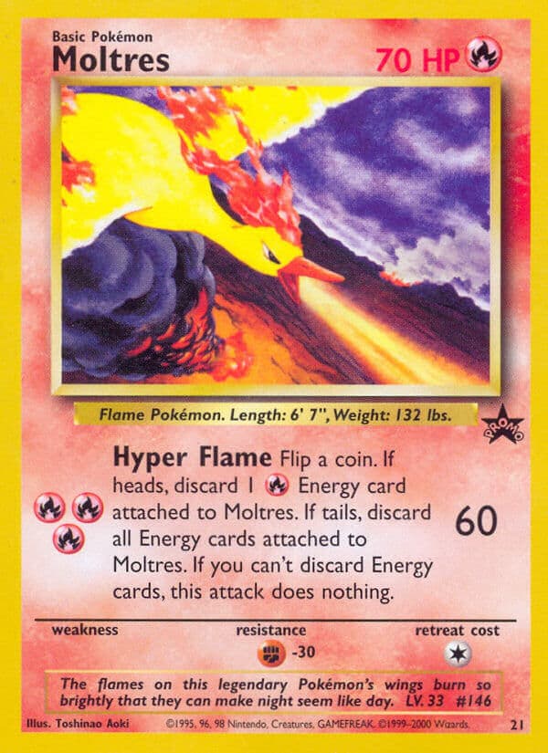 Moltres — Wizards Black Star Promos