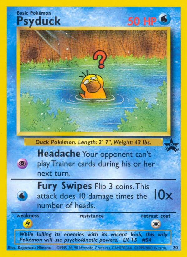 Psyduck — Wizards Black Star Promos