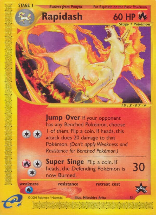 Rapidash — Wizards Black Star Promos