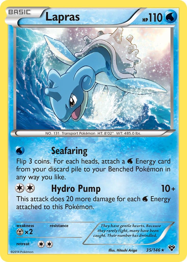 Lapras — XY Pokémon card