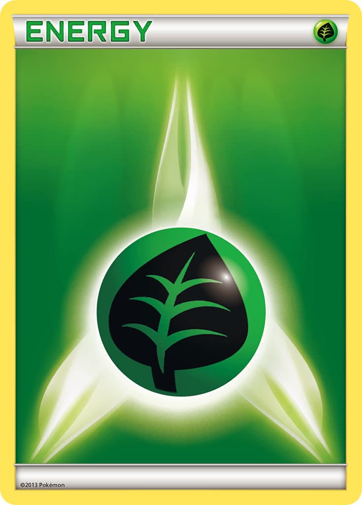 Grass Energy — Xy Energy 2013 Unnumbered Pokémon card