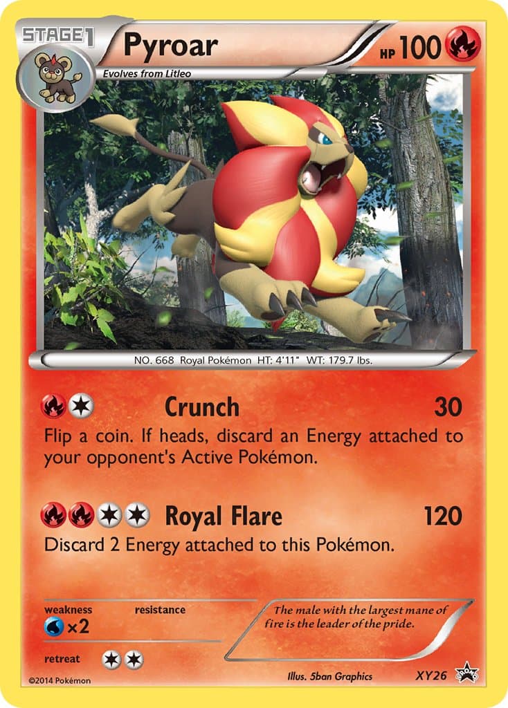 Pyroar — Xy Promos
